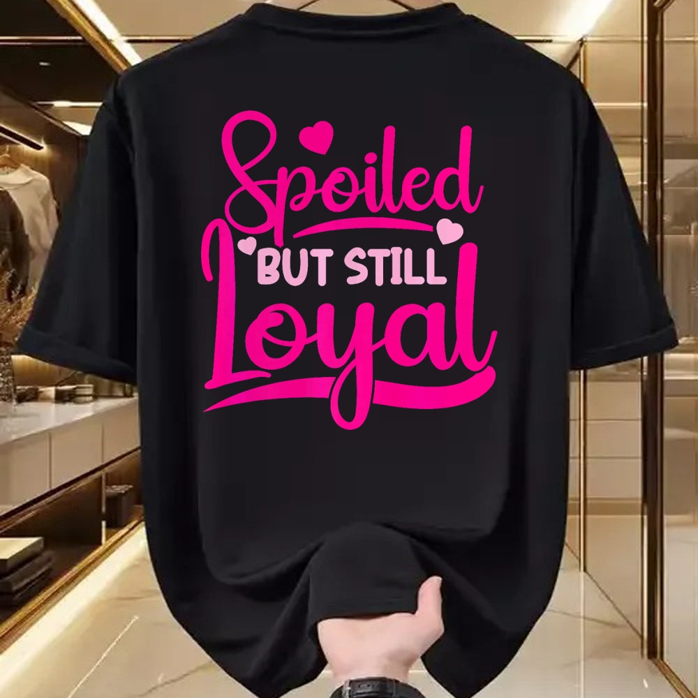 Best Wife Shirt, Wife and Husband Unisex T-Shirt/Hoodie/Sweatshirt HLT00 - Gift for wife T shirt, spoiled wife   Spoiled Wife Spoiled But Still Loyal Premium T-Shirt (1)