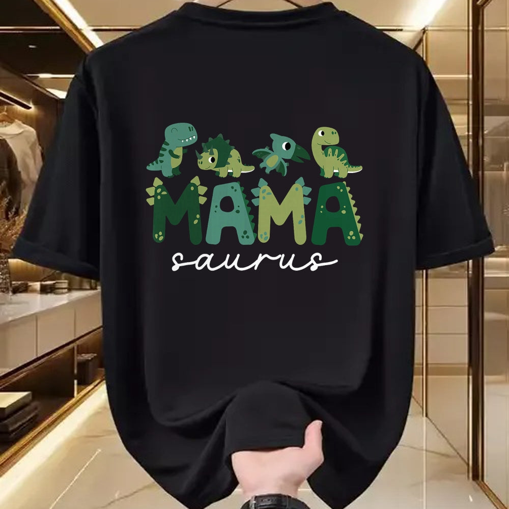 Best Dinosaur Lover Shirt, Funny Dinosaur UnisexT-Shirt/Hoodie/Sweatshirt HLT00 - Mama Saurus Mom Dinosaur Three Rex Birthday Boy Girl Family T-Shirt (2)