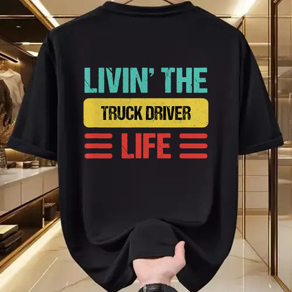 Best Truck Driver Life Shirt, Funny Trucker UnisexT-Shirt/Hoodie/Sweatshirt HLT00 - Truck Driver T-Shirt (9)