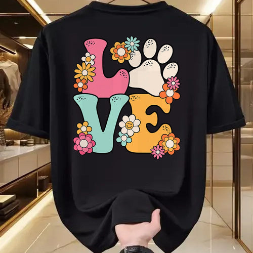 Cat Love Shirt, Funny Cat Lover Gift UnisexT-Shirt/Hoodie/Sweatshirt HLT00 - Groovy Paw Love Cat Dog Lover Pet Owner Women Girls Kids T-Shirt