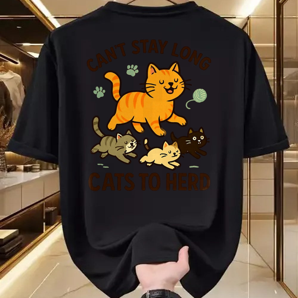 Cat Love Shirt, Funny Cat Lover Gift UnisexT-Shirt/Hoodie/Sweatshirt HLT00 - Funny Herding Cats Joke Cat Kitten T-Shirt