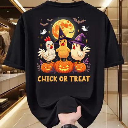 Best Farmer Life Shirt, Funny Farmer UnisexT-Shirt/Hoodie/Sweatshirt HLT00 - Chick or Treat Halloween Chicken Girl Farmer Halloween T-Shirt