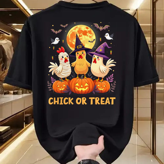 Best Farmer Life Shirt, Funny Farmer UnisexT-Shirt/Hoodie/Sweatshirt HLT00 - Chick or Treat Halloween Chicken Girl Farmer Halloween T-Shirt