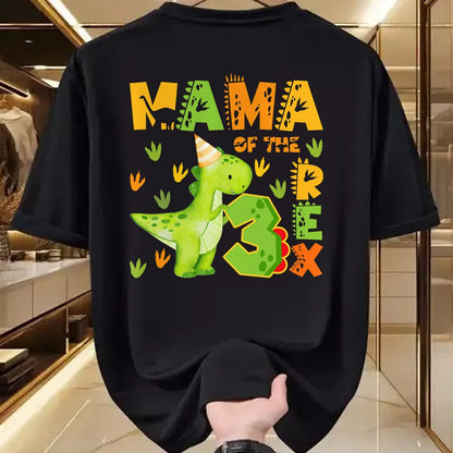 Best Dinosaur Lover Shirt, Funny Dinosaur UnisexT-Shirt/Hoodie/Sweatshirt HLT00 - Mama of The Three Rex 3rd Birthday Boy Dinosaur T-Rex T-Shirt