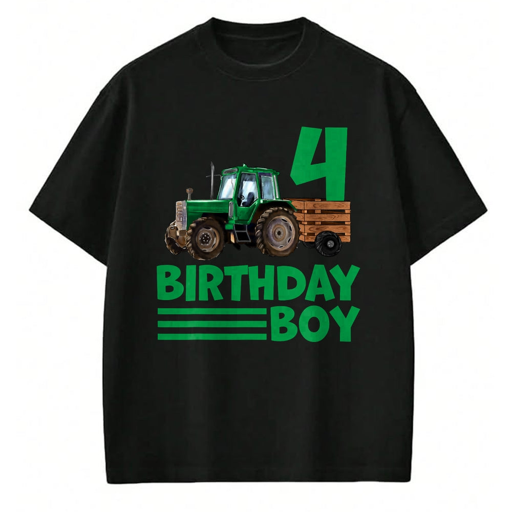 Best Farmer Life Shirt, Funny Farmer UnisexT-Shirt/Hoodie/Sweatshirt HLT00 - I'm 4 Years Old Farmer Tractor It's My 4th Birthday Boy T-Shirt