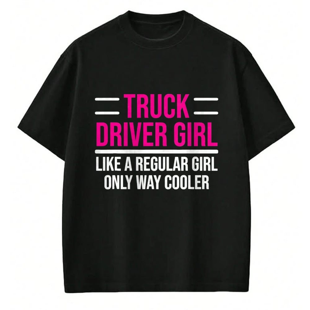 Best Truck Driver Life Shirt, Funny Trucker UnisexT-Shirt/Hoodie/Sweatshirt HLT00 - Cool Truck Driver Girl Funny Trucker Women T-Shirt, Men, Black, X-Large