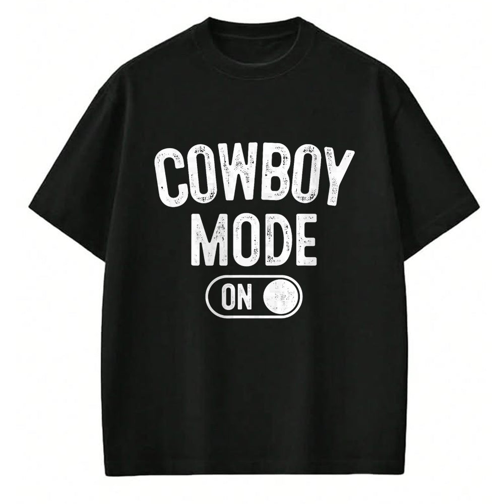 Best Farmer Life Shirt, Funny Farmer UnisexT-Shirt/Hoodie/Sweatshirt HLT00 - Cowboy Mode On Costume Funny Farmer Rodeo Gift Rancher T-Shirt