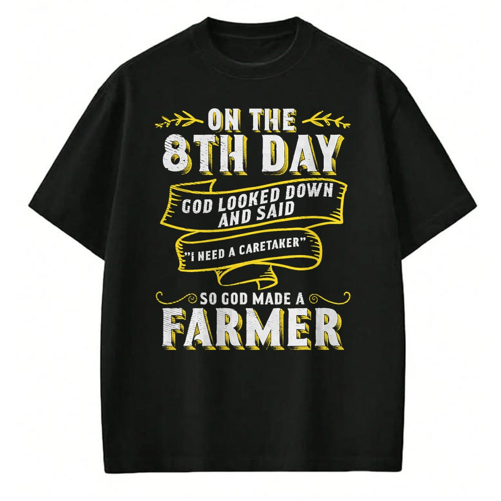 Best Farmer Life Shirt, Funny Farmer UnisexT-Shirt/Hoodie/Sweatshirt HLT00 - So God Made a Farmer Farming Agriculture T-Shirt
