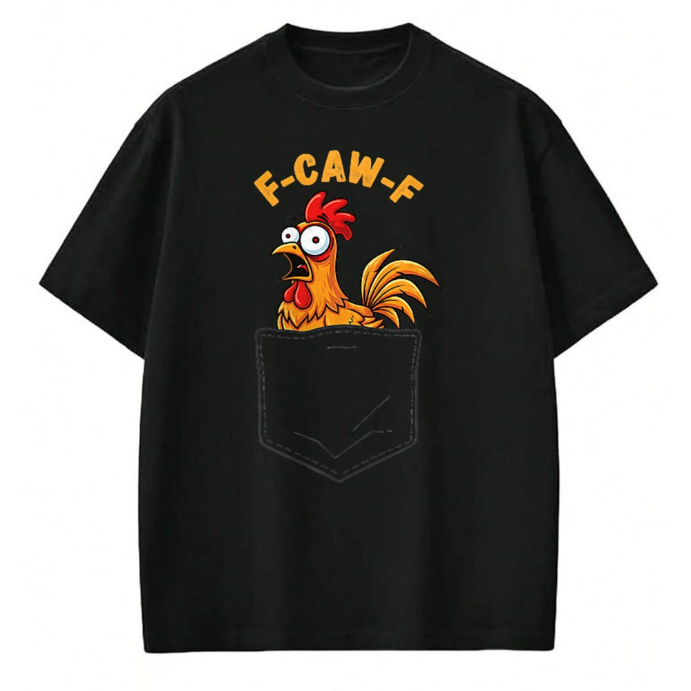 Best Farmer Life Shirt, Funny Farmer UnisexT-Shirt/Hoodie/Sweatshirt HLT00 - F-Caw-F Funny Chicken Pocket Humor Quote Rooster Meme T-Shirt