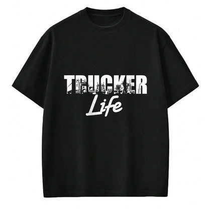 Best Truck Driver Life Shirt, Funny Trucker UnisexT-Shirt/Hoodie/Sweatshirt HLT00 - Truck Driver Trucker Life T-Shirt (1)
