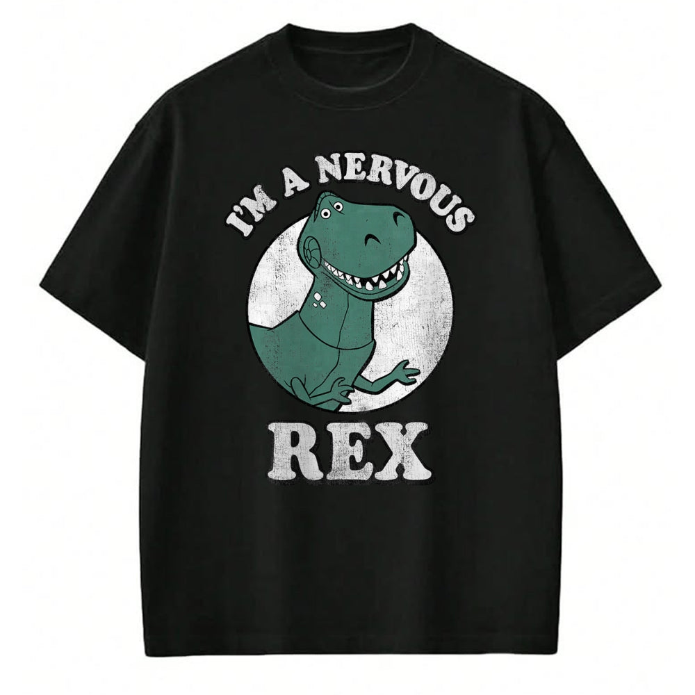 Best Dinosaur Lover Shirt, Funny Dinosaur UnisexT-Shirt/Hoodie/Sweatshirt HLT00 - Disney Pixar Toy Story I_m A Nervous Rex Dinosaur T-Shirt