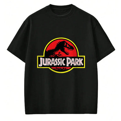 Best Dinosaur Lover Shirt, Funny Dinosaur UnisexT-Shirt/Hoodie/Sweatshirt HLT00 - Jurassic Park Vintage Distressed Logo T-Shirt - Classic Fit, Crew Neck, Short Sleeve, Black