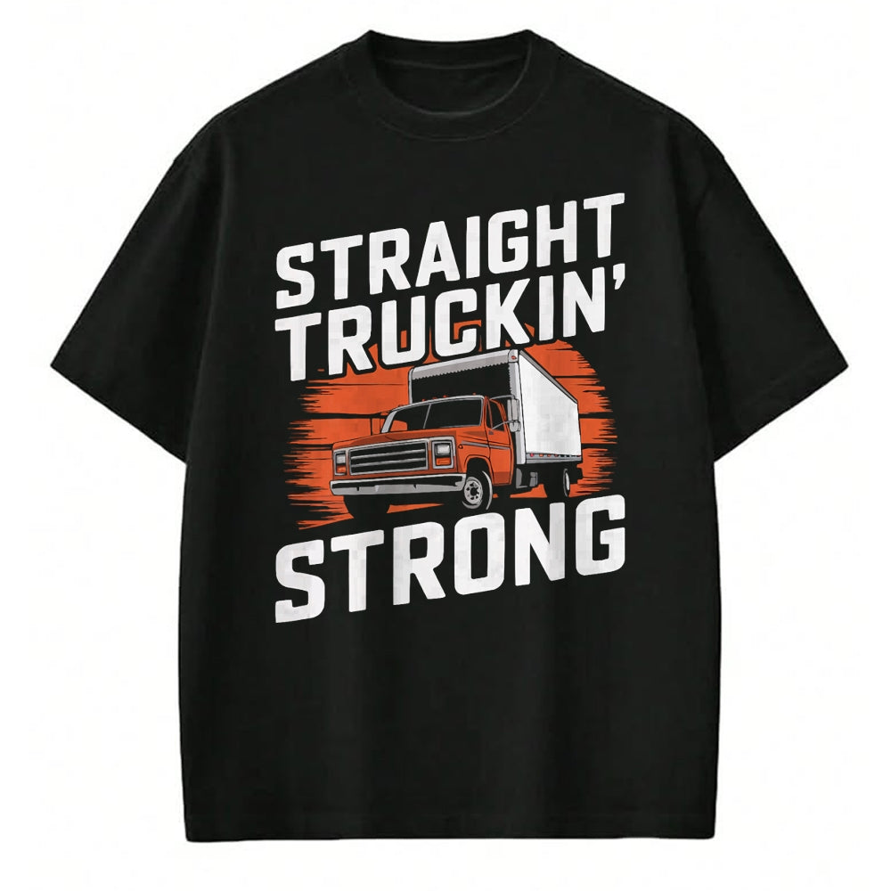 Best Truck Driver Life Shirt, Funny Trucker UnisexT-Shirt/Hoodie/Sweatshirt HLT00 - Box Truck Driving Truck Driver Proud Trucker T-Shirt (2)