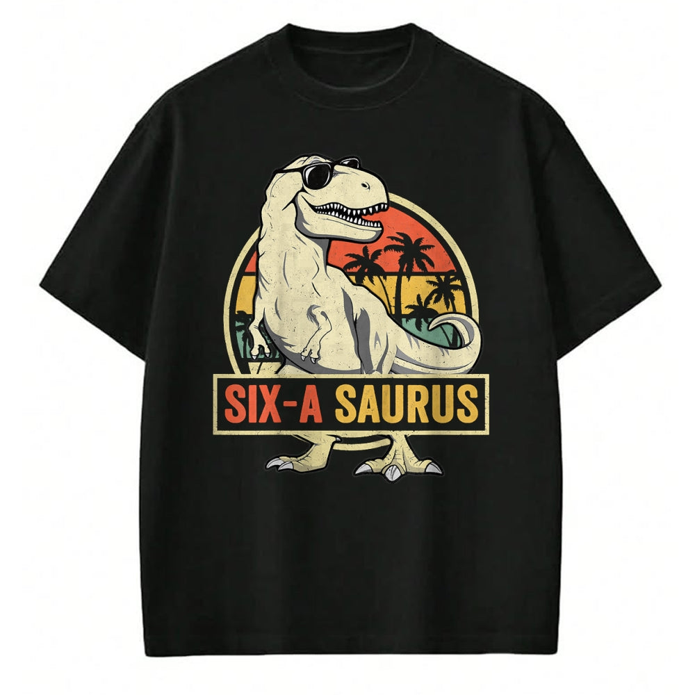 Best Dinosaur Lover Shirt, Funny Dinosaur UnisexT-Shirt/Hoodie/Sweatshirt HLT00 - 6 Year Old Dinosaur Birthday 6th T Rex Dino Six Saurus Tees T Shirts for Kids Boys Girls