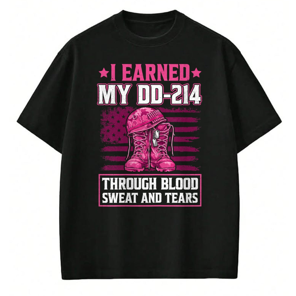 Proud Veteran Shirt, Funny Veteran UnisexT-Shirt/Hoodie/Sweatshirt HLT00 - Female Veteran T-Shirt
