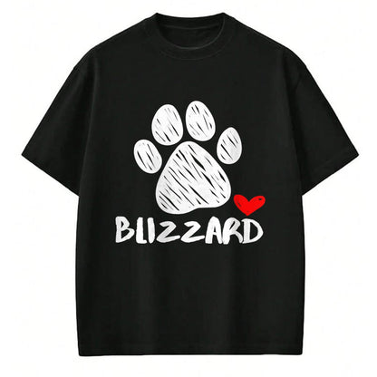 Dog Love Shirt, Dog Lover Gift T-Shirt/Hoodie/Sweatshirt HLT00 - Blizzard Puppy Love Doggy Parent Blizzard Pet Dog name Paw T-Shirt