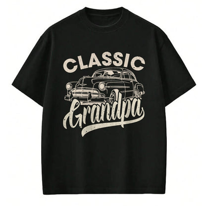 Best Grandpa Shirt, Proud Grandpa Unisex T-Shirt/Hoodie/Sweatshirt HLT00 -Classic Grandpa Funny Saying Car Lover Men Dad Papa Grandpa T-Shirt