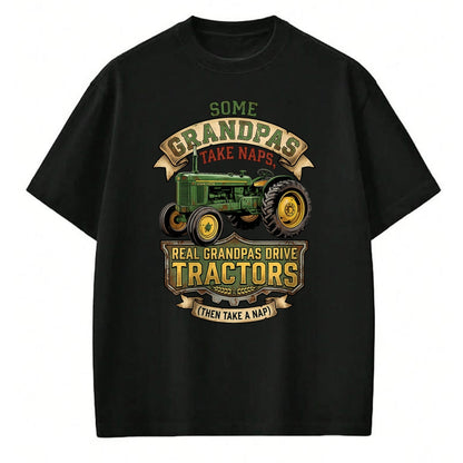 Best Farmer Life Shirt, Funny Farmer UnisexT-Shirt/Hoodie/Sweatshirt HLT00 - Farmer Some Grandpas Take Naps Cool Grandpas Drive Tractor T-Shirt (2)