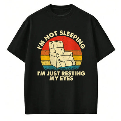 Best Grandpa Shirt, Proud Grandpa Unisex T-Shirt/Hoodie/Sweatshirt HLT00 -I'm Not Sleeping I'm Just Resting My Eyes Fathers Dad Joke T-Shirt