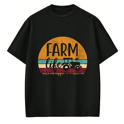 Best Farmer Life Shirt, Funny Farmer UnisexT-Shirt/Hoodie/Sweatshirt HLT00 - Retro Vintage Farm Life Farming Tractor Family Farmer Gift T-Shirt Small