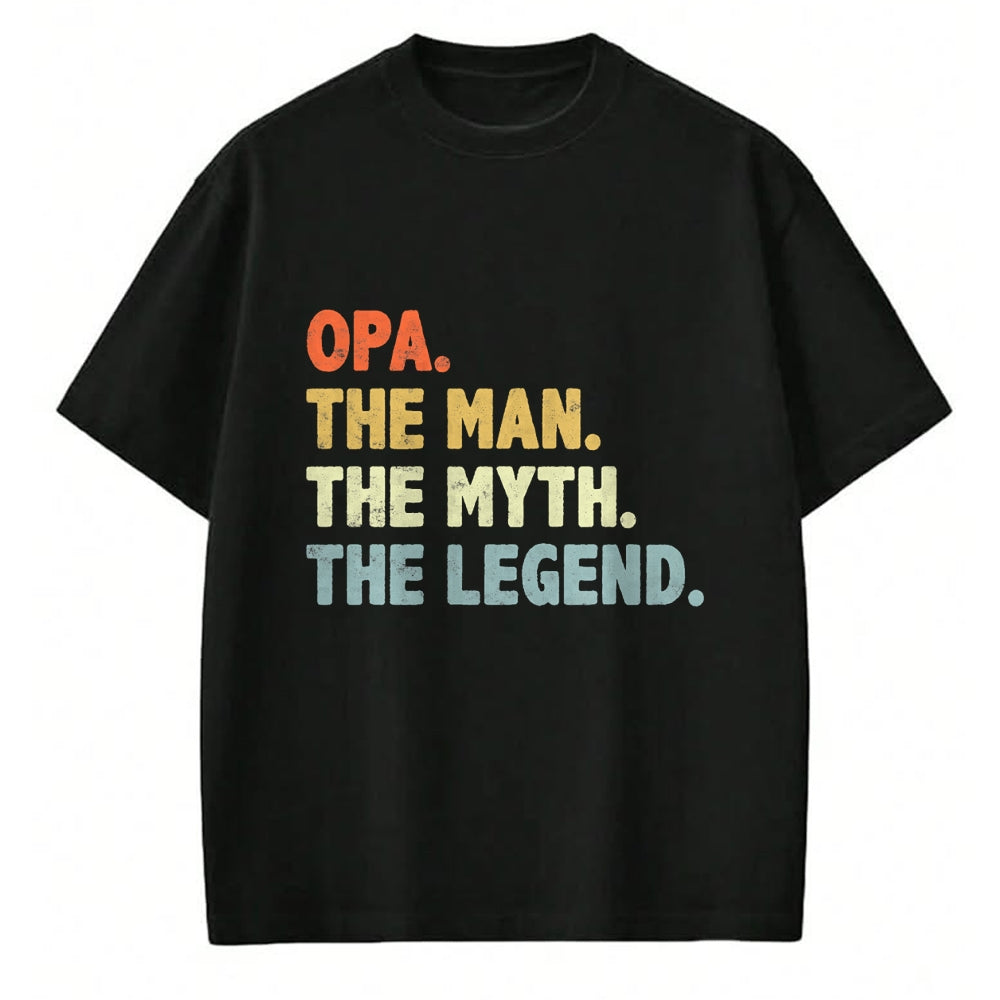Best Grandpa Shirt, Proud Grandpa Unisex T-Shirt/Hoodie/Sweatshirt HLT00 - Opa The Man Myth Legend Father’s day gift for Grandpa G-Dad T-Shirt