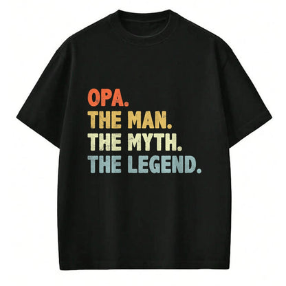 Best Grandpa Shirt, Proud Grandpa Unisex T-Shirt/Hoodie/Sweatshirt HLT00 - Opa The Man Myth Legend Father’s day gift for Grandpa G-Dad T-Shirt