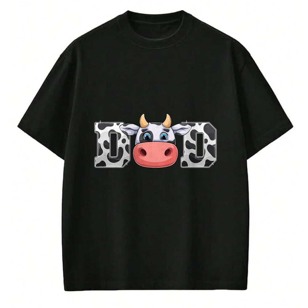Best Farmer Life Shirt, Funny Farmer UnisexT-Shirt/Hoodie/Sweatshirt HLT00 - Dad Cow Print Cowboy Animal Pattern Farmer Cow Father Dad T-Shirt