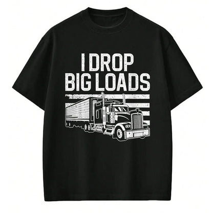 Best Truck Driver Life Shirt, Funny Trucker UnisexT-Shirt/Hoodie/Sweatshirt HLT00 - Funny Trucker Design for Men Women Semi Truck Driver Lover T-Shirt, Men, Black, Medium