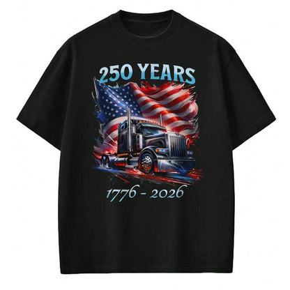 Best Truck Driver Life Shirt, Funny Trucker UnisexT-Shirt/Hoodie/Sweatshirt HLT00 - American Flag Semi Truck Patriotic Trucker Patriotism T-Shirt