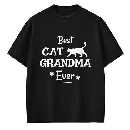 Best Grandma Shirt, Proud Grandma Unisex T-Shirt/Hoodie/Sweatshirt HLT00 - Best Cat Grandma Ever T Shirt Novelty Gift From Cat Shirt T-Shirt (1)