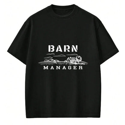 Best Farmer Life Shirt, Funny Farmer UnisexT-Shirt/Hoodie/Sweatshirt HLT00 - Barn Manager T-Shirt