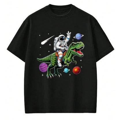 Best Dinosaur Lover Shirt, Funny Dinosaur UnisexT-Shirt/Hoodie/Sweatshirt HLT00 - Astronaut Riding Dinosaur T Rex Space Lovers Boys Kids T-Shirt