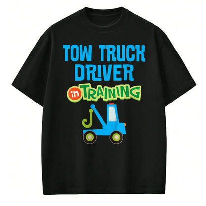 Best Truck Driver Life Shirt, Funny Trucker UnisexT-Shirt/Hoodie/Sweatshirt HLT00 - Kids Future Tow Truck Driver in Training T-Shirt