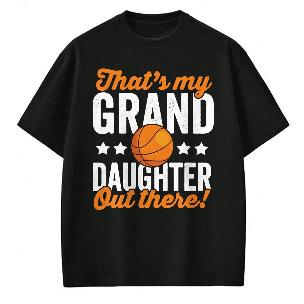 Best Grandpa Shirt, Proud Grandpa Unisex T-Shirt/Hoodie/Sweatshirt HLT00 -Basketball Player Grandma Grandpa Basketball Granddaughter Long Sleeve T-Shirt
