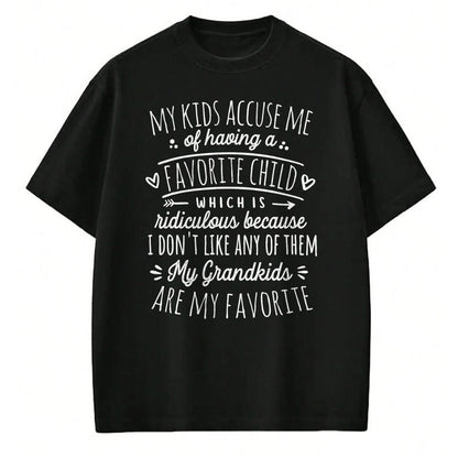 Best Grandma Shirt, Proud Grandma Unisex T-Shirt/Hoodie/Sweatshirt HLT00 - My Grandkids Are My Favorite Funny Grandmother Gifts Grandma T-Shirt