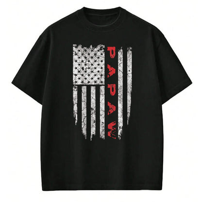 Best Grandpa Shirt, Proud Grandpa Unisex T-Shirt/Hoodie/Sweatshirt HLT00 - Papaw American Flag Grandpa Gifts Men T-Shirt