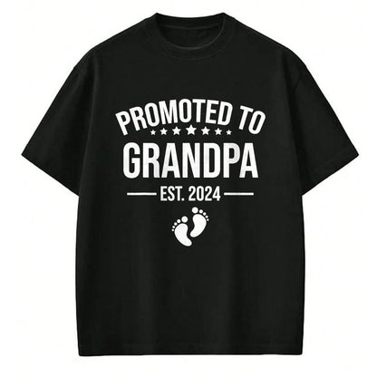 Best Grandpa Shirt, Proud Grandpa Unisex T-Shirt/Hoodie/Sweatshirt HLT00 - 1st Time Grandpa EST 2024 New First Grandpa 2024 T-Shirt (1)
