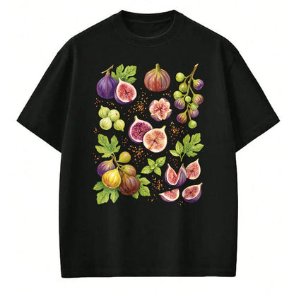 Best Farmer Life Shirt, Funny Farmer UnisexT-Shirt/Hoodie/Sweatshirt HLT00 - Women's Fresh Fig Farmer Market Vintage Y2K Summer Fruit Garden V-Neck T-Shirt