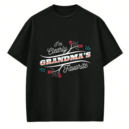Best Grandpa Shirt, Proud Grandpa Unisex T-Shirt/Hoodie/Sweatshirt HLT00 -I'm Clearly Grandma's Favorite Granddaughter Grandma, T-Shirt