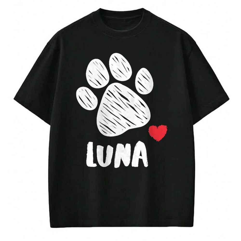 Dog Love Shirt, Dog Lover Gift T-Shirt/Hoodie/Sweatshirt HLT00 - Luna My Dog Luna I love My Dog Luna Puppy Love Dog Lover T-Shirt