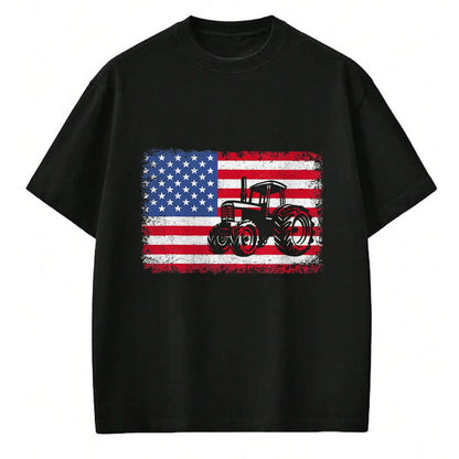 Best Farmer Life Shirt, Funny Farmer UnisexT-Shirt/Hoodie/Sweatshirt HLT00 - Farm Tractors USA Flag Patriotic Farming Gift Men Women Boys T-Shirt