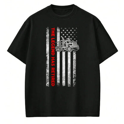 Best Truck Driver Life Shirt, Funny Trucker UnisexT-Shirt/Hoodie/Sweatshirt HLT00 - Retired Truck Driver - Patriotic Trucker - American Flag T-Shirt