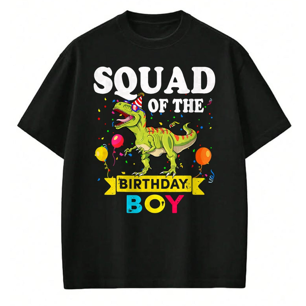 Best Dinosaur Lover Shirt, Funny Dinosaur UnisexT-Shirt/Hoodie/Sweatshirt HLT00 - Squad Of The Birthday Boy Dinosaur T-Rex Matching Family T-Shirt