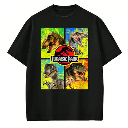 Best Dinosaur Lover Shirt, Funny Dinosaur UnisexT-Shirt/Hoodie/Sweatshirt HLT00 - Jurassic Park Four Different Dinosaur Faces Graphic T-Shirt T-Shirt