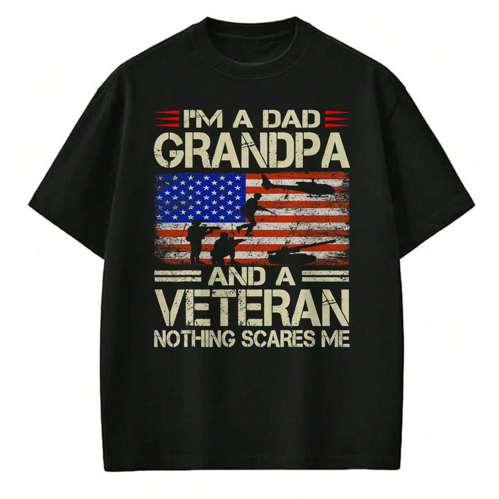 Best Grandpa Shirt, Proud Grandpa Unisex T-Shirt/Hoodie/Sweatshirt HLT00 -Fathers Day Gift Grandpa Gift Dad Grandpa And Veteran T-Shirt