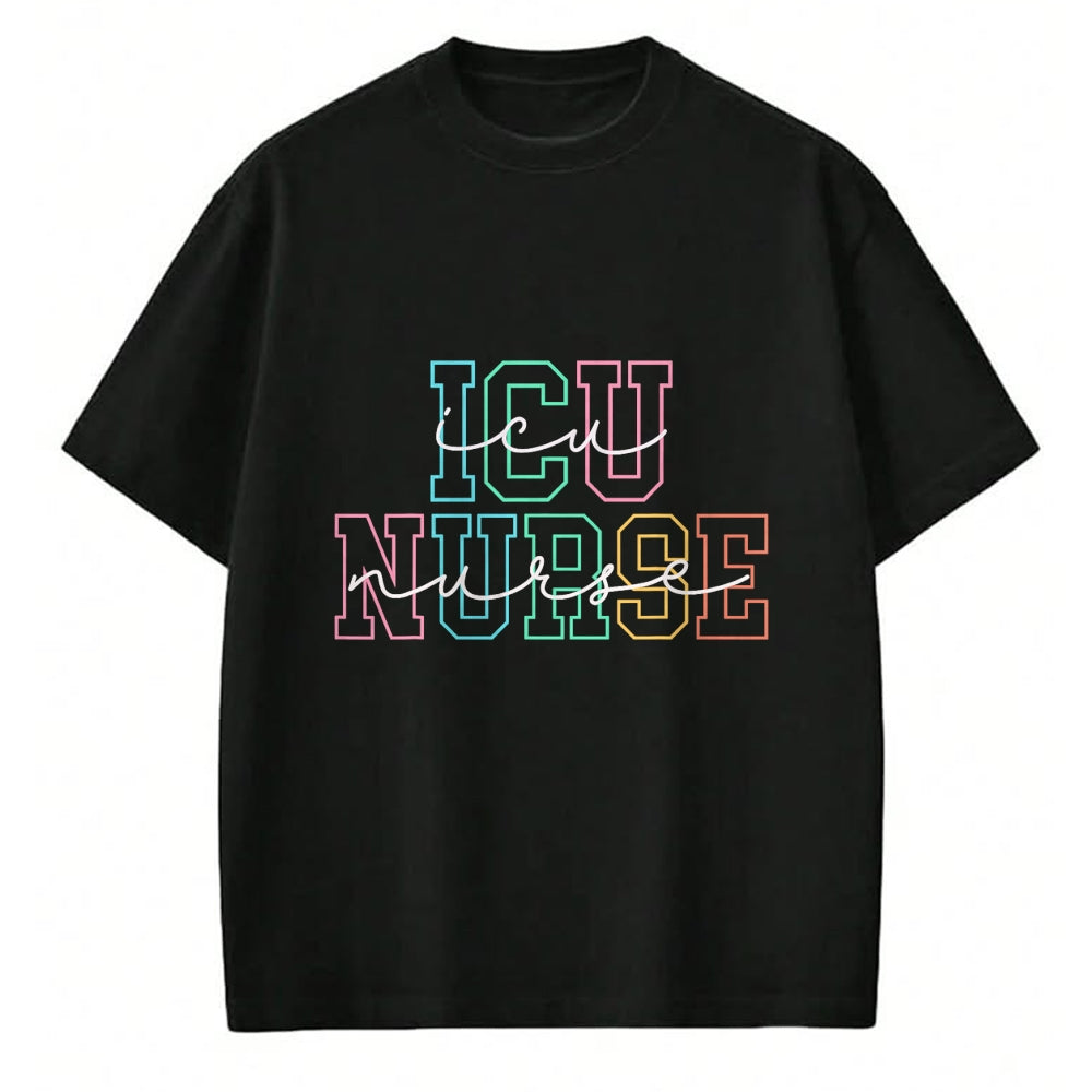 Funny Nurse Shirt, Nurse Unisex T-Shirt/Hoodie/Sweatshirt HLT00 - Icu Nurse Icu Nursing Icu Critical Care Men Women ICU Nurse T-Shirt