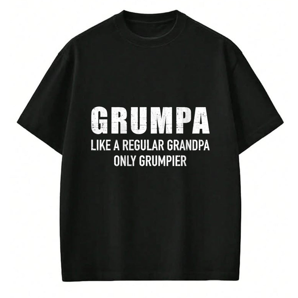 Best Grandpa Shirt, Proud Grandpa Unisex T-Shirt/Hoodie/Sweatshirt HLT00 - Grumpa like regular grandpa only grumpier T-Shirt
