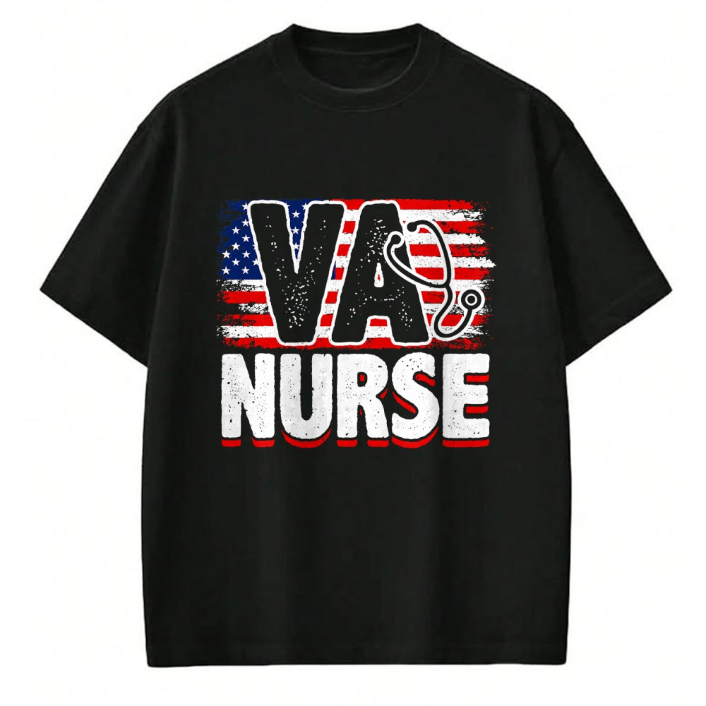 Funny Nurse Shirt, Nurse Unisex T-Shirt/Hoodie/Sweatshirt HLT00 - VA Nurse, Veteran & Patriot Nursing, US Military Nurse T-Shirt