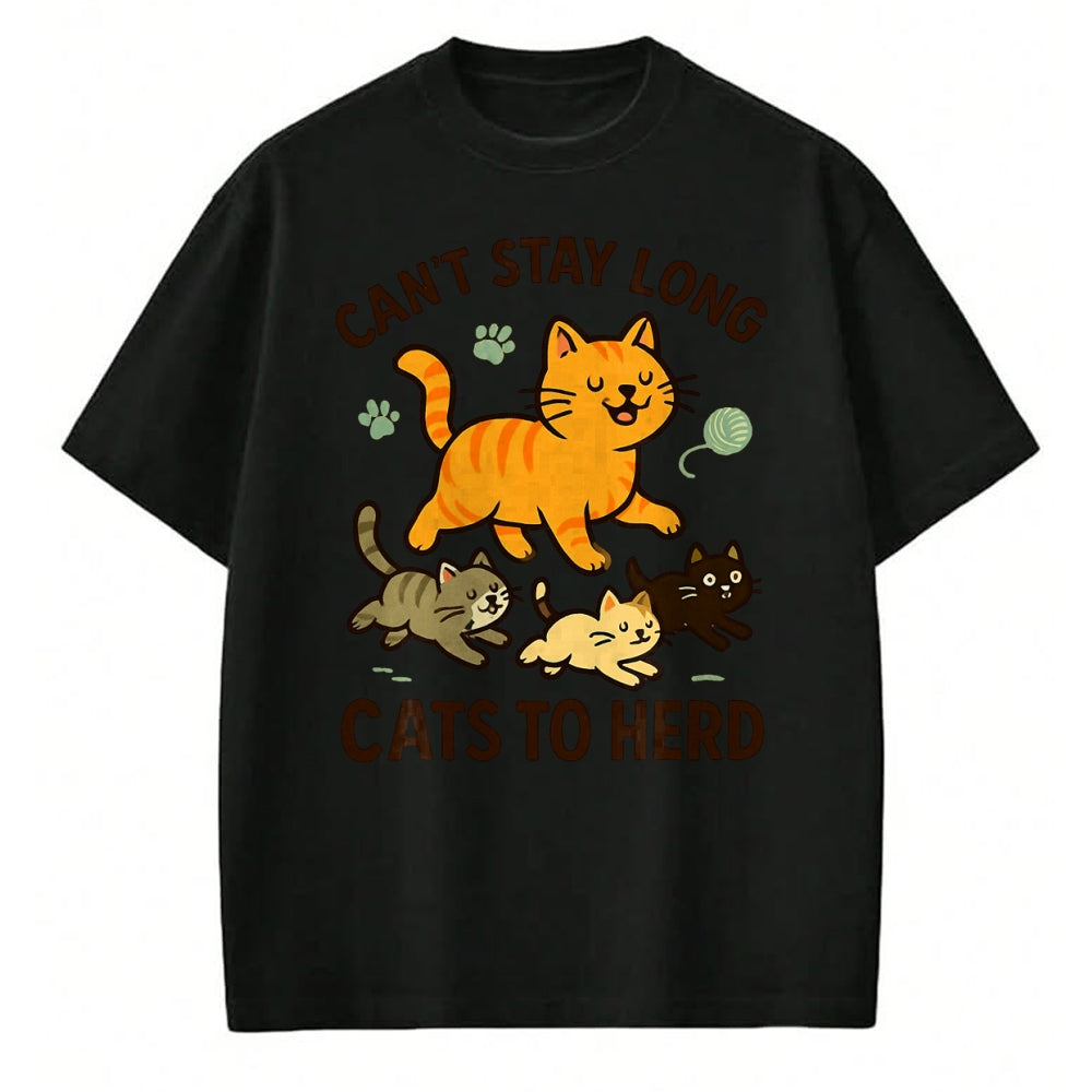 Cat Love Shirt, Funny Cat Lover Gift UnisexT-Shirt/Hoodie/Sweatshirt HLT00 - Funny Herding Cats Joke Cat Kitten T-Shirt
