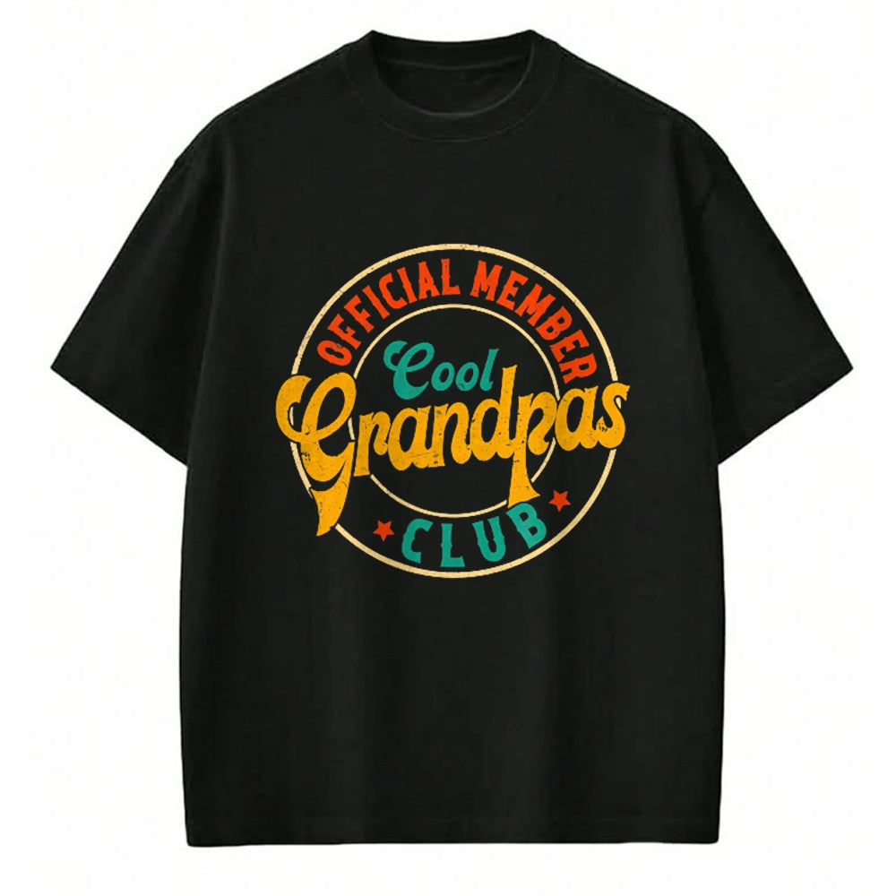 Best Grandpa Shirt, Proud Grandpa Unisex T-Shirt/Hoodie/Sweatshirt HLT00 - Cool Grandpas Club Official Member Father's Day T-Shirt